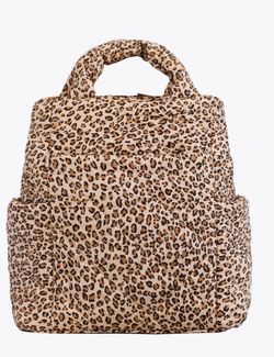 BEIS Leopard Tote diaper Bag 