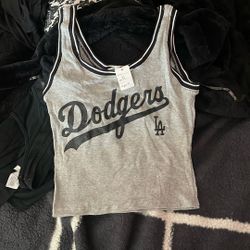 New Dodgers Tank Cropped Size Med