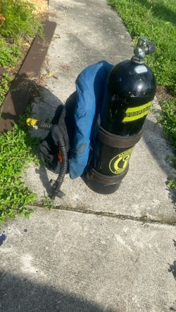 Scuba Gear Tank And Vest All 