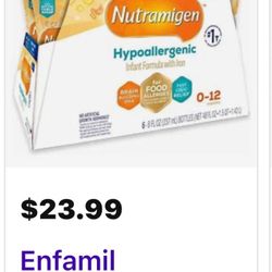 Liquid Baby Formula,  Fórmula Líquida Para Bebés ~ Enfamil - Nutramigen $13 each Or All 4 For $50