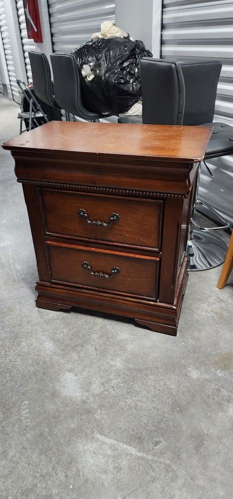 One King Size Bed Set With Matress and Matching Dresser.