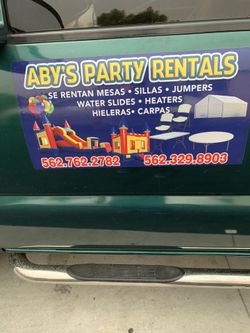 Renta de mesas y sillas