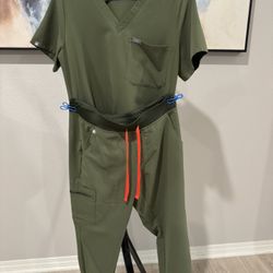 Figs Scrubs Top & Bottom Set