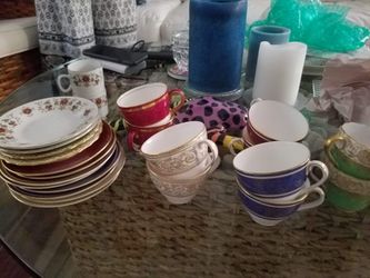 Assorted Royal Dalton, Royal Worcester Cups And Saucers