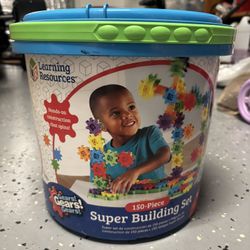 Learning Resources Gears! Gears! Gears! Super Building Toy Set, STEM Toys, Construction Toys, Gears for Kids