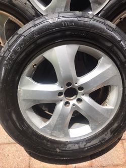 2012 MERCEDES GL450  OEM ALUMINUM AMG 19’ RIMS & 19R CONTINENTAL TIRES 