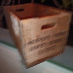 80 Year Old Steel Reinforced wooden Canada Dry Box
