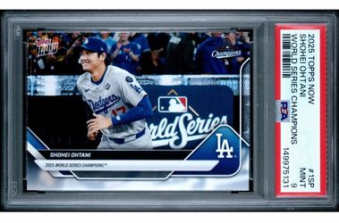 2025 Topps Now Shohei Ohtani World Series Champions #1SP Dodgers PSA 9