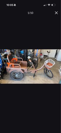 Theee Wheel Bicycle with rear seat!!