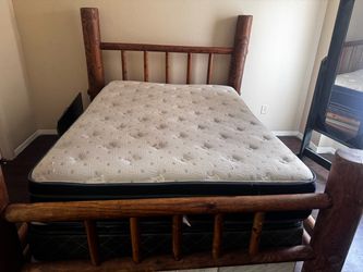Rustic bed