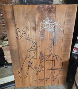 Frida Wood Plank Wall Art