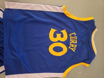 Kid's Golden State Warriors Stephen Curry Jersey and shorts Set (Size Kids Medium)