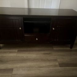 Casana Furniture Beckett TV Stand in Dark Birch Dimensions 29”H x 62”W x 18”D