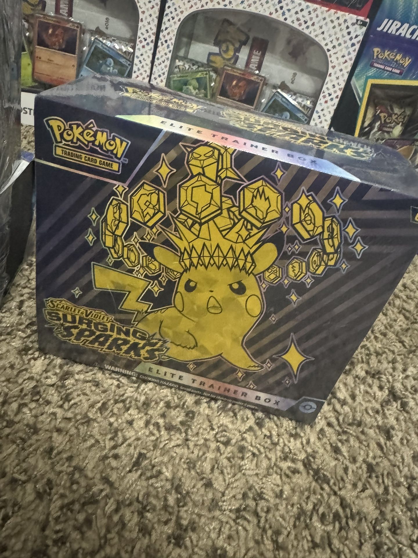Surging Sparks ETb Pokemon Cards