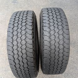 245/70/17 PAIR OF TIRES USED 