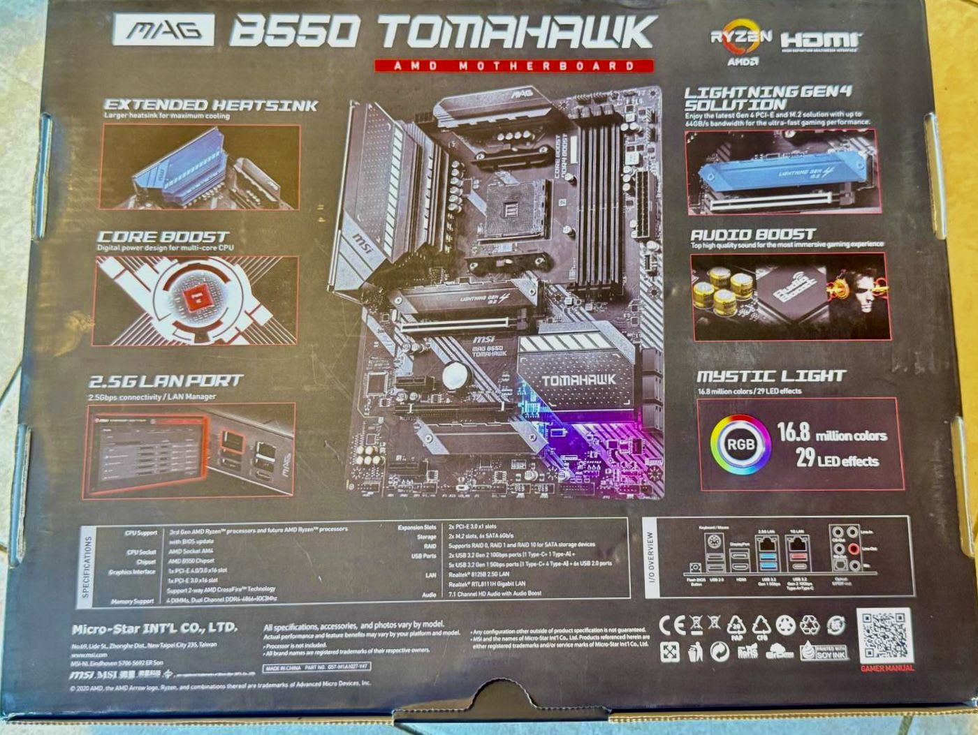 MSI MAG B550