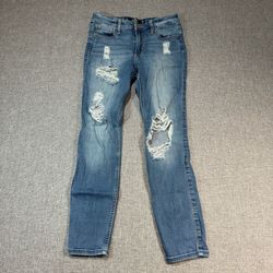 Hollister Womens Mid-Rise Jean Super Skinny