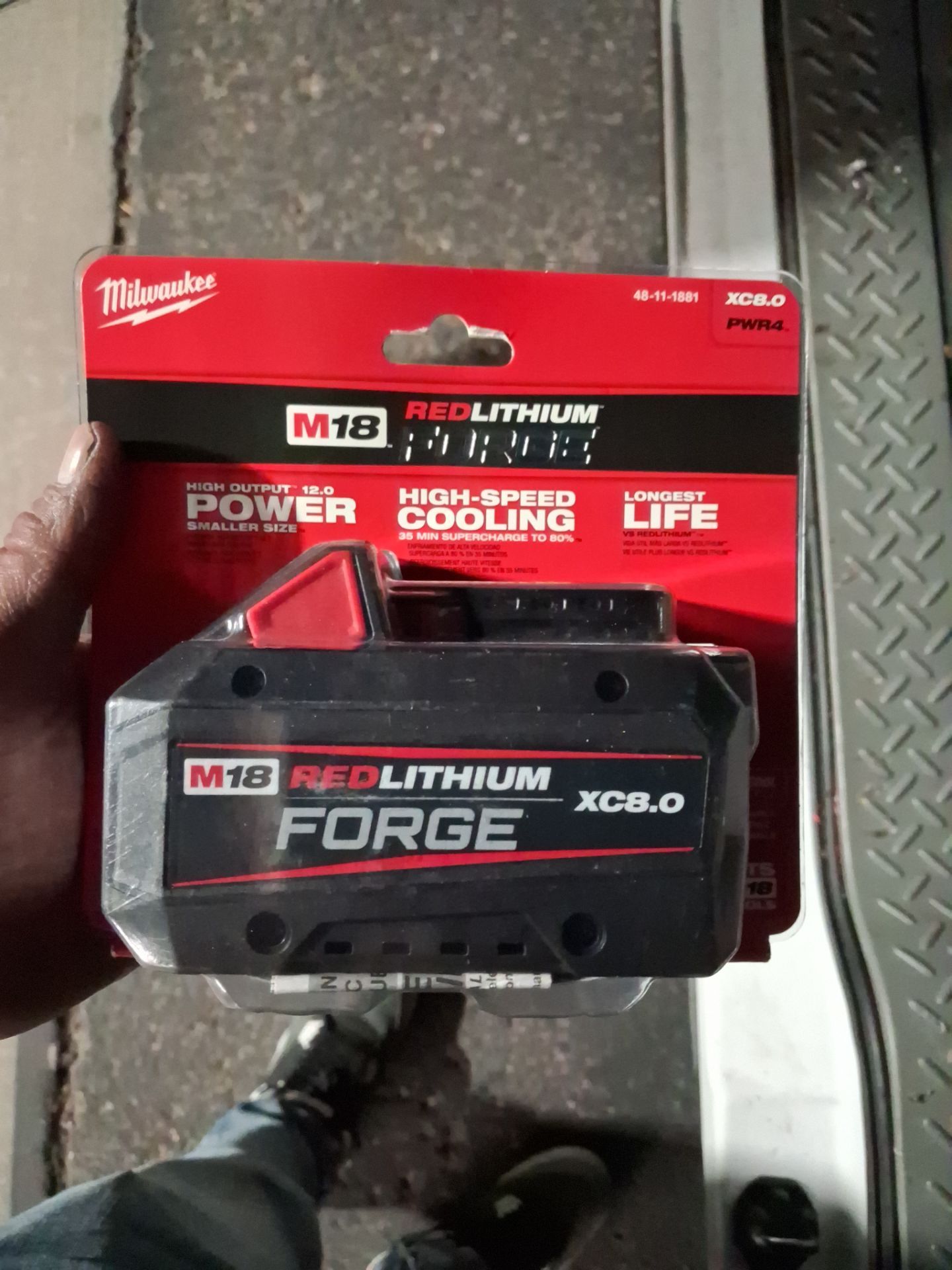 Milwaukee m18 forge xc8.0