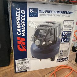 CampbellHausfeld 6 GAL. Oil-Free Compressor DC060000
