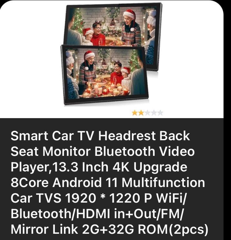 BRAND NEW CAR TVS