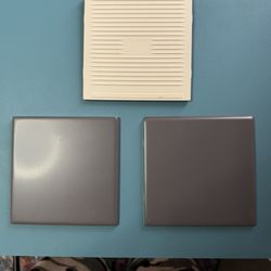Bulk lot of NEW ceramic wall tiles, gray 6” × 6”. Open box, unused. Stored indoors. Ideal for backsplash, bathroom, or accent wall projects. 