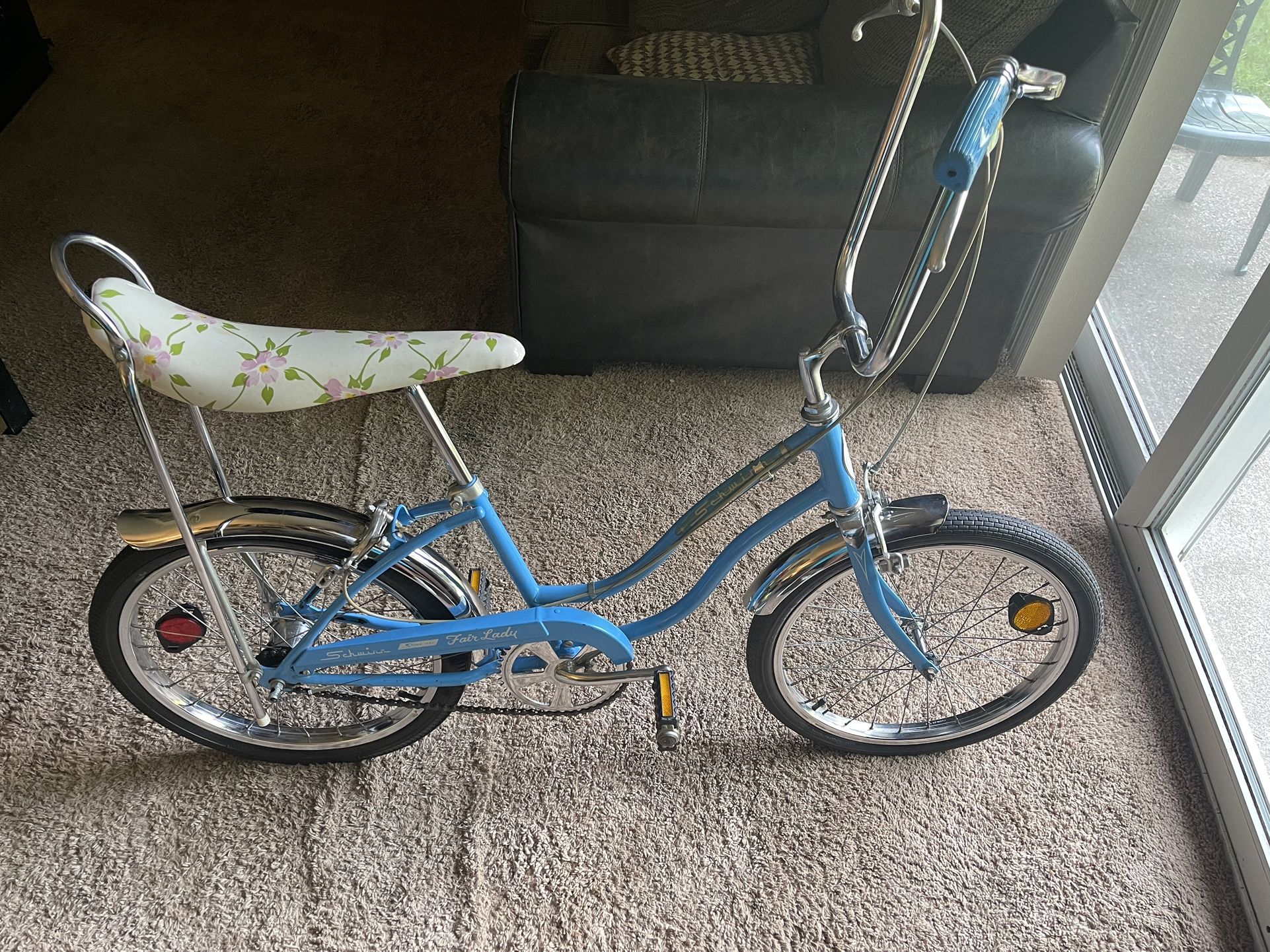 1974 Schwinn Fair Lady 3 Speed Stingray All Original 