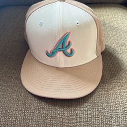 New Era Cooperstown Atlanta Braves Baseball Hat 7 3/8