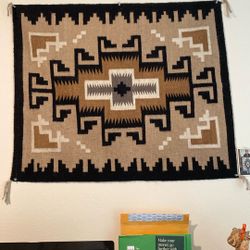 Genuine Navajo Rug 35in x 29in For sale or trade 