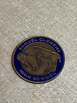 Vintage Metal Coin Samuel Clemens High School
