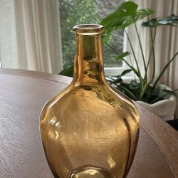 Brown Glass Vase