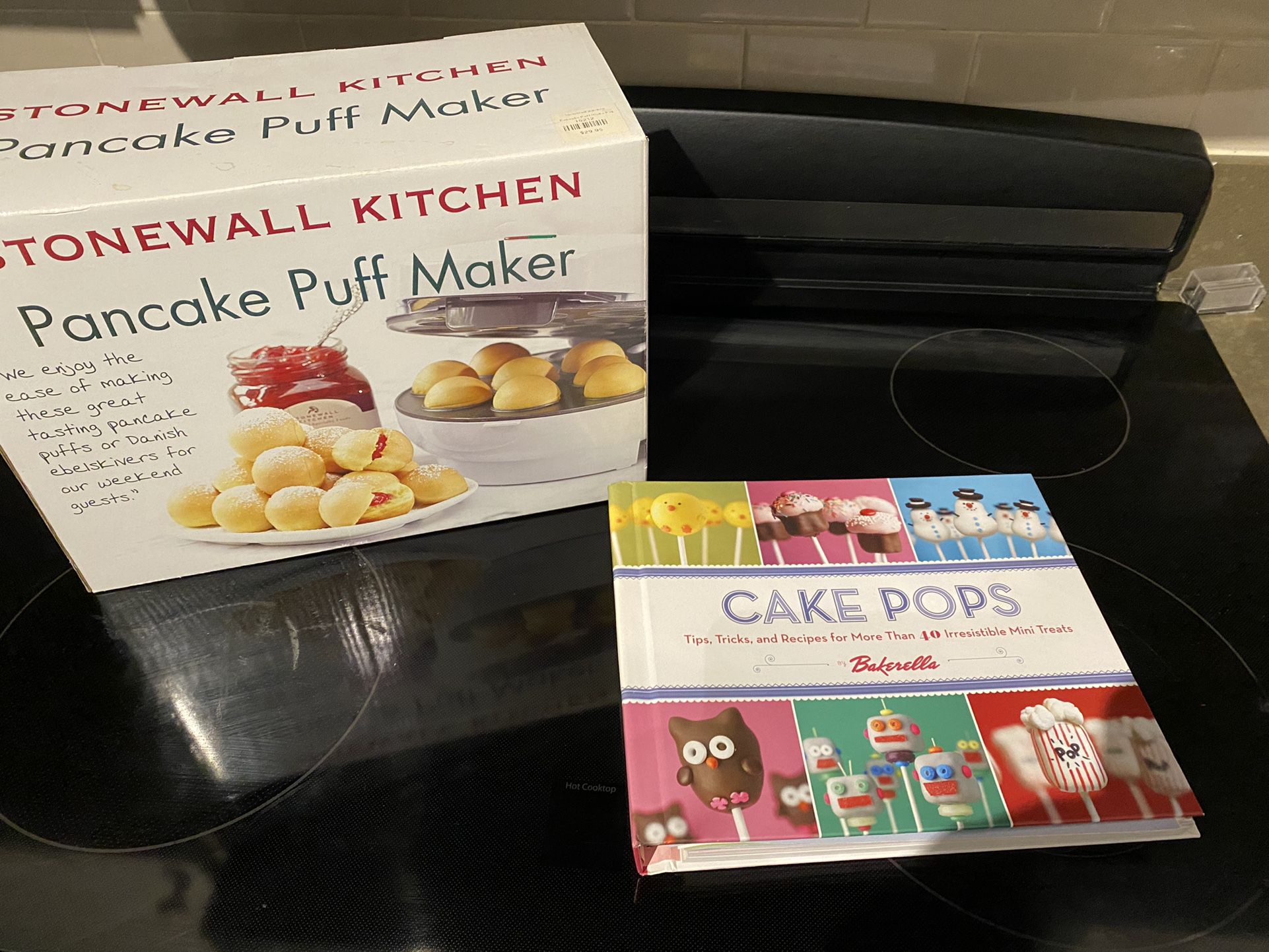 New In Box Cake Pop Maker and Recipe Book