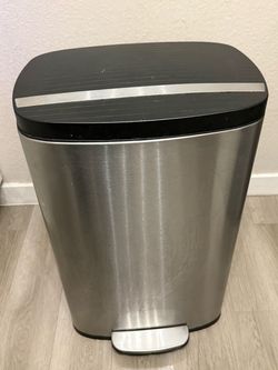 Stainless Steel Step Trash Can