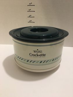 Rival mini crock pot crock-ette model scr100