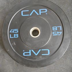 CAP Single 45lb Olympic Bumper Plate