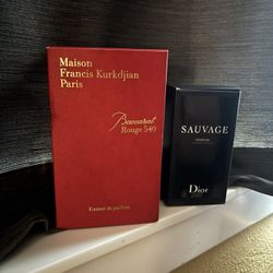 Men’s Baccarat Rouge 540 And Sauvage Parfum