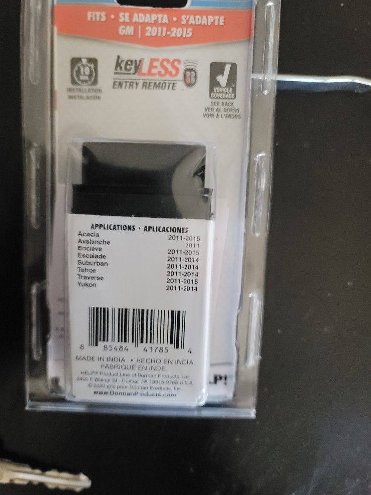Dorman 99154 Keyless Entry Remote 5 Button Compatible with Select Models Key Fob Reset