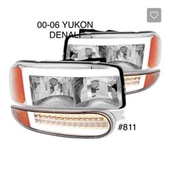 2000 TO 2006 Yukon Denali DRL Sequentials Headlights 