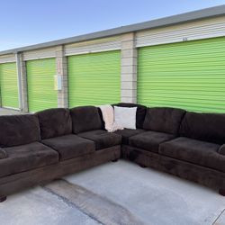 Brown Sectional Couch With Delivery 