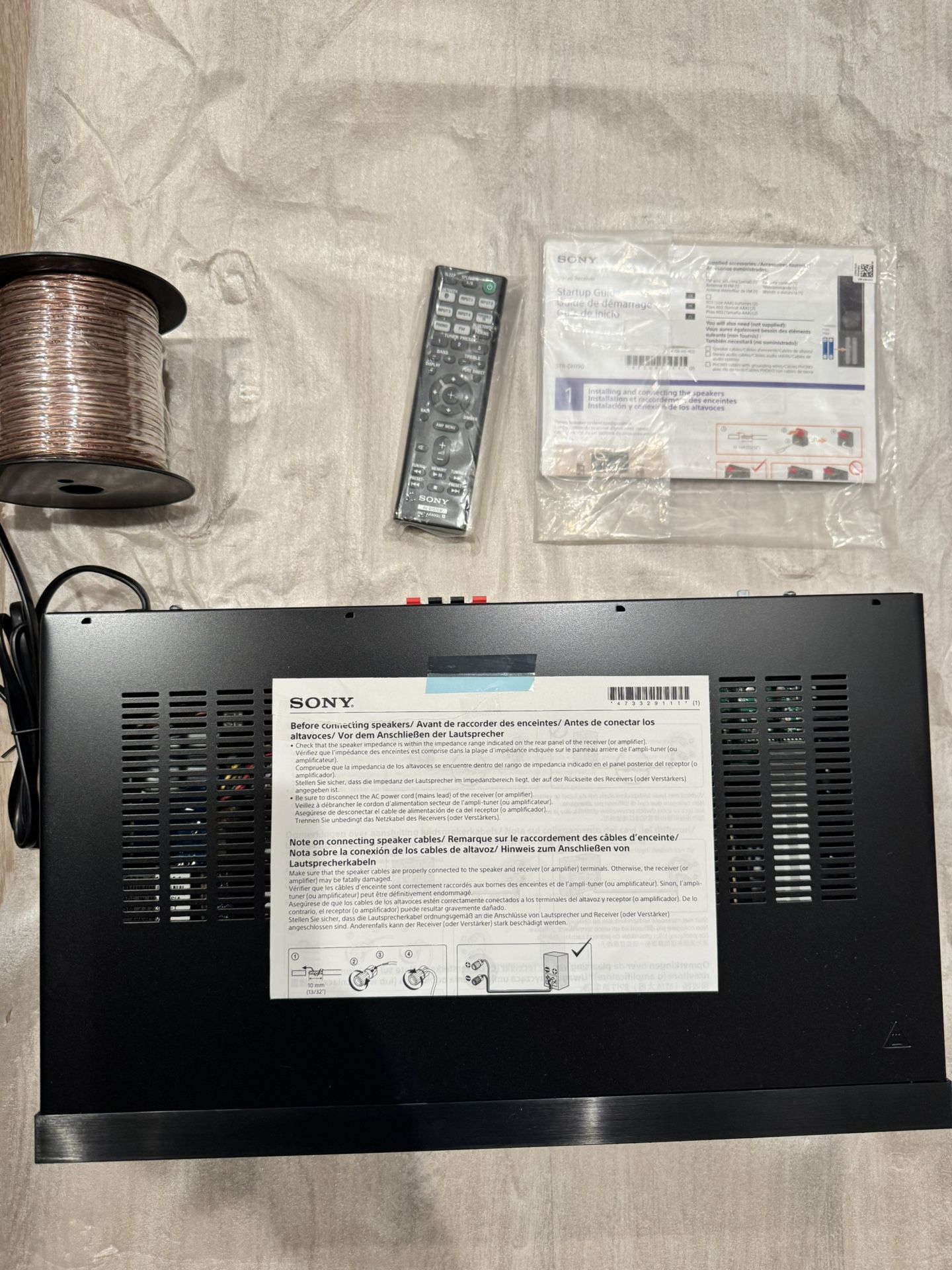 New Sony STR-DH190 Stereo Receiver