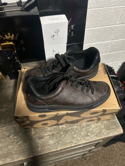 brown coach shoes