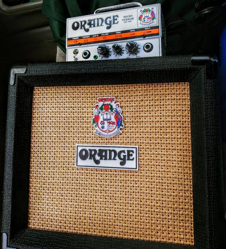Orange Tiny Terror Head And Cab Combo