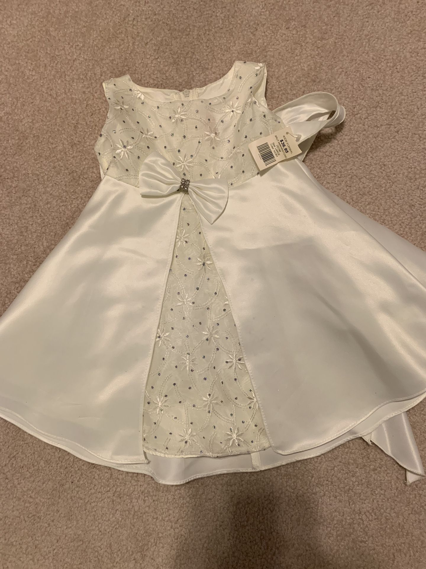 Flower girl - white dress - 12 month NWT