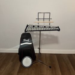 Pearl Xylophone With Case & Practice Pad 