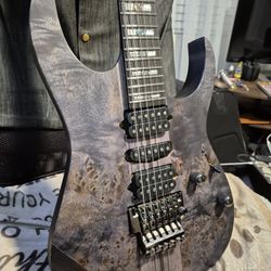 🎹Ibanez "EXOTIC BURL WOOD" 1 Solid pc Body🔥DiMarzio / Wizard III Maple/Walnut Neck $1599 NEW🎸🔥