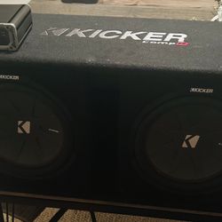 1200w Subwoofer Kicker Set 