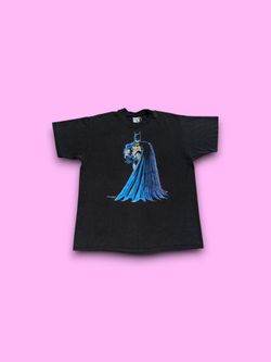 Vintage Batman 1988 DC Comics Single Stitch T-Shirt Black Crew Neck Mens XL
