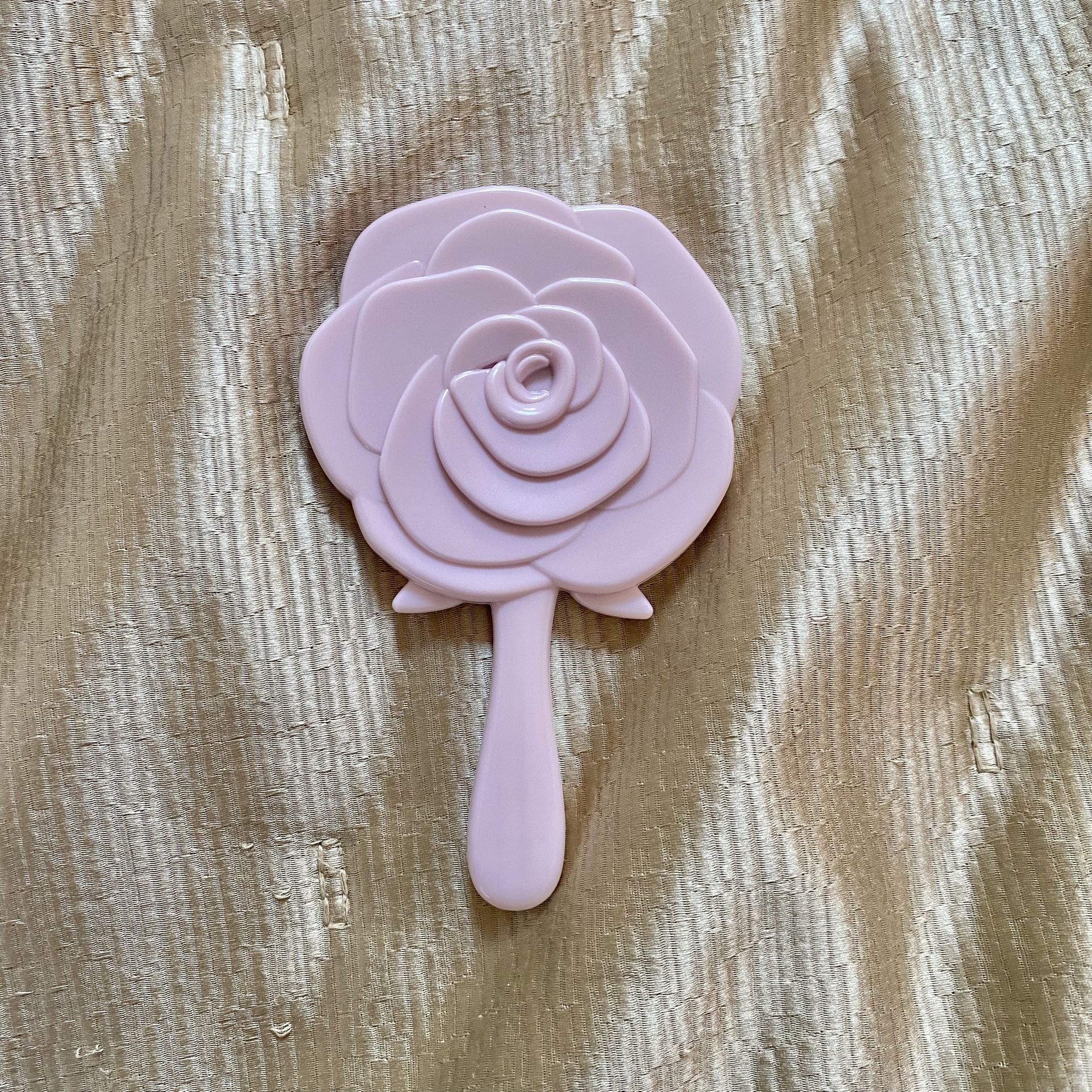 Pink Rose Floral Makeup Mirror