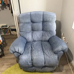 Blue Reclining Chair