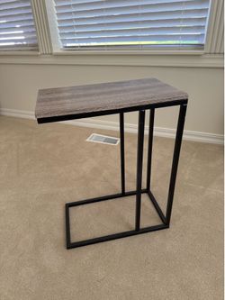 C-Shaped Side Table – $20