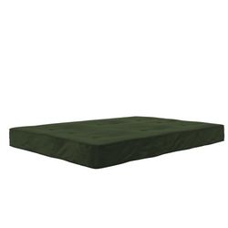 DHP Caden 6 Inch Thermobonded High Density Polyester Fill Futon Mattress, Full, Army Green Green - 6" Full Size 
